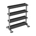 TKO Strength 4 Tier Vertical Kettlebell Tray Rack 859KR-4 -detailed view of kettlebell rack