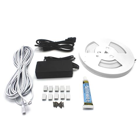 Universal Sauna Light Kit with 16-Ft Flexible LED Strip - Inclusions