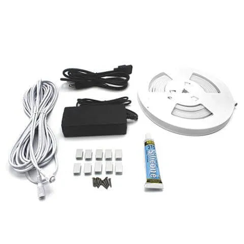 Universal Sauna Light Kit with 16-Ft Flexible LED Strip - Inclusions