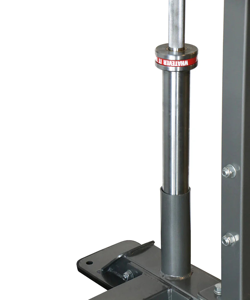 TKO Commercial Half Rack- grey metal for the base of rack