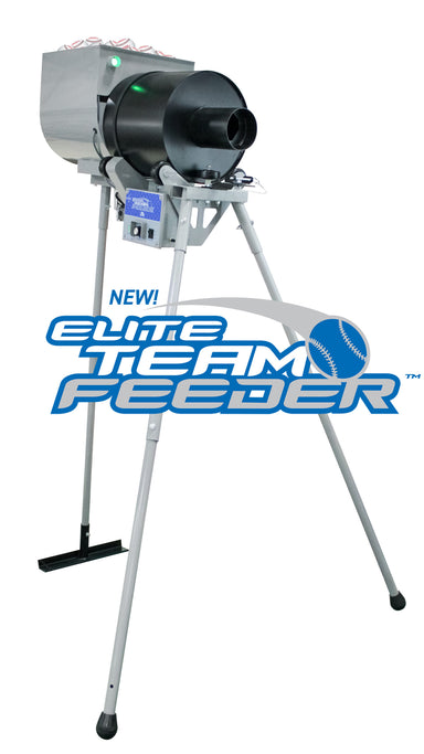 Sports Attack Elite Team Feeder with Wireless Remote for Baseball - main image on a white background