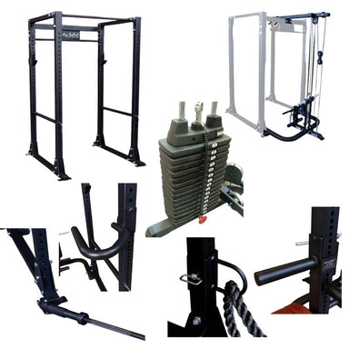 Body-Solid GPR400 Loaded Power Rack Package