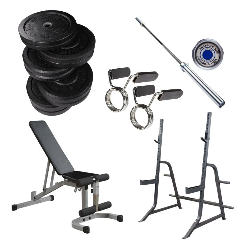 Body-Solid Powerline Multi Press Gym Package