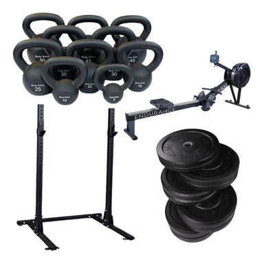 Body-Solid Ultimate Garage Gym Squat Stand Package