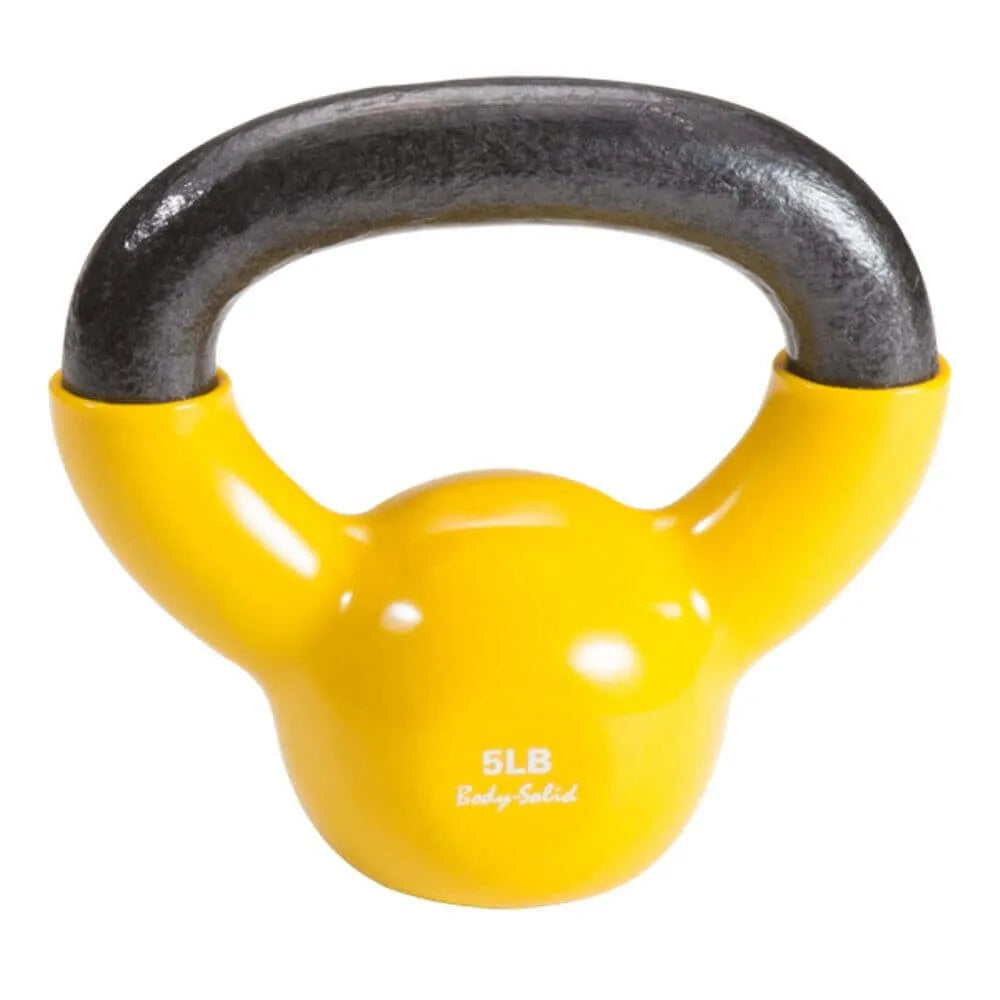 Body-Solid Vinyl Coated Kettlebells KBV - Size: 5LBS
