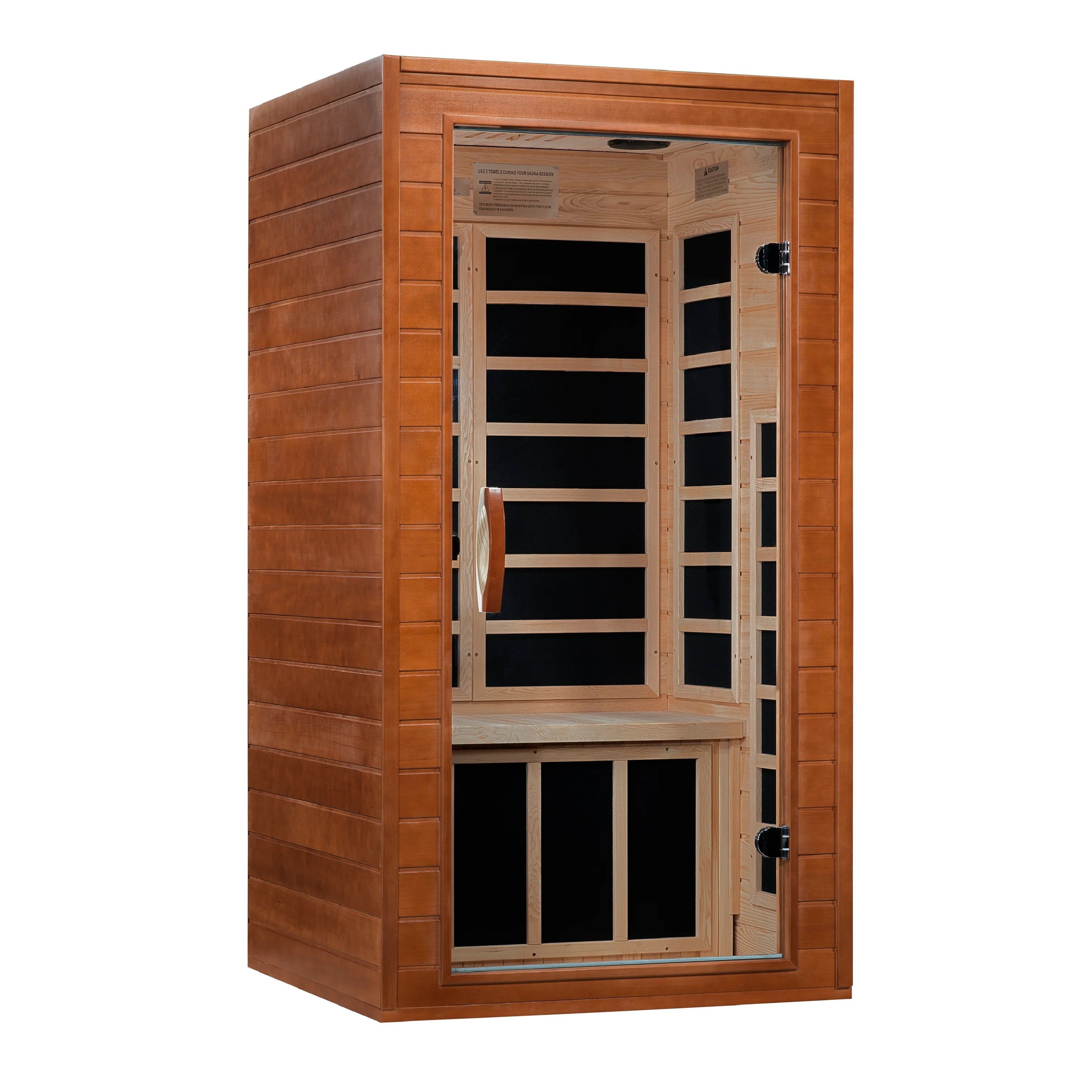 Dynamic Avila 1-2-Person Low EMF FAR Infrared Sauna (Canadian Hemlock)