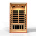 Dynamic Avila 1-2-Person Low EMF FAR Infrared Sauna (Canadian Hemlock) - Interior view