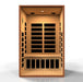 Dynamic Cardoba 2 Person Low EMF FAR Infrared Sauna -  Interior view of sauna without the door