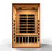 Dynamic Cardoba Elite 2-Person Ultra Low EMF FAR Infrared Sauna (Canadian Hemlock) - Dynamic Cardoba Elite 2-Person Ultra Low EMF FAR Infrared Sauna (Canadian Hemlock) - Interior view of sauna without the door