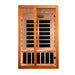 Dynamic Santiago Elite 2-Person Ultra Low EMF FAR Infrared Sauna (Canadian Hemlock) - front view