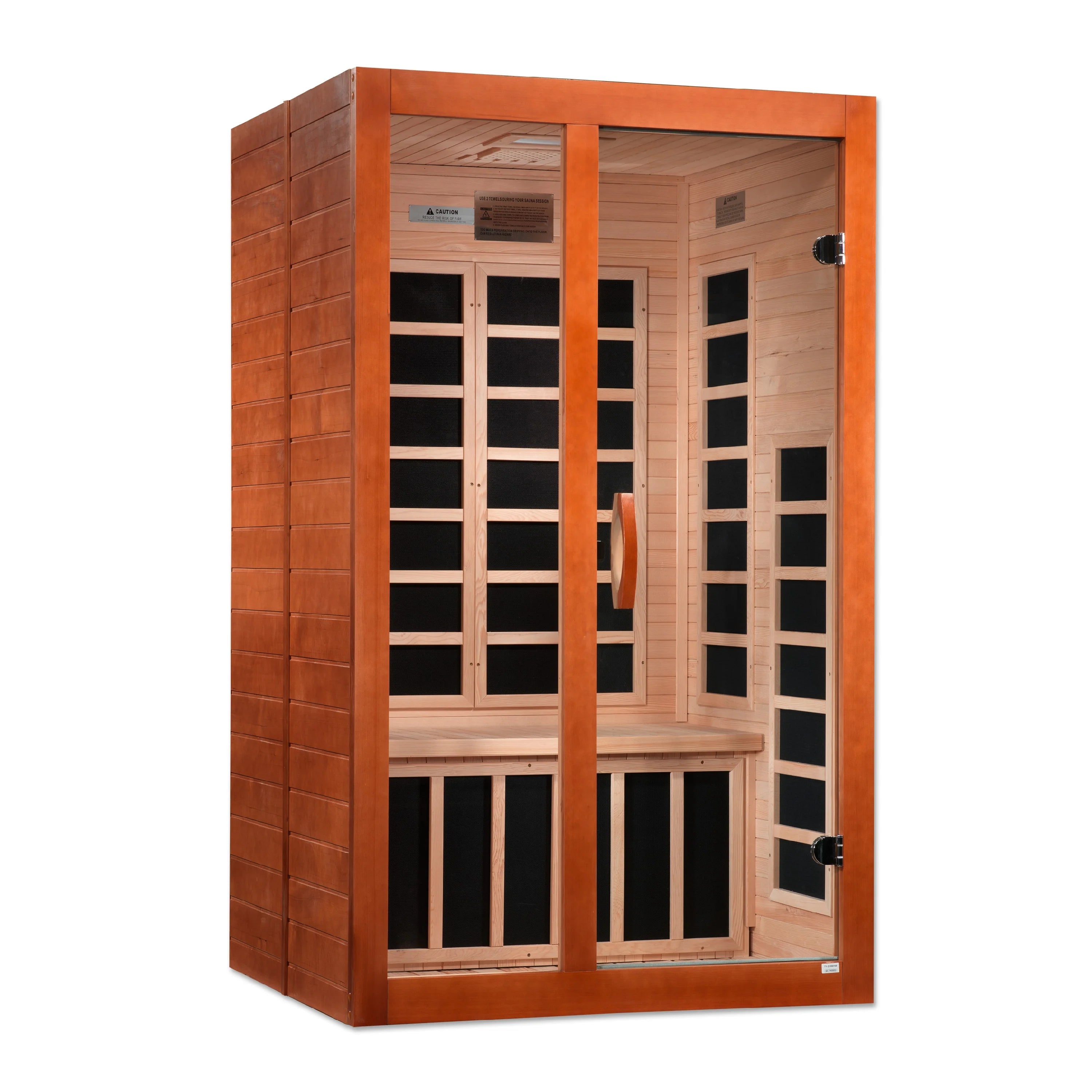 Dynamic Santiago Elite 2-Person Ultra Low EMF FAR Infrared Sauna (Canadian Hemlock)