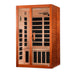 Dynamic Santiago Elite 2-Person Ultra Low EMF FAR Infrared Sauna (Canadian Hemlock) - side view