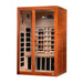 Dynamic Santiago 2-Person Full Spectrum  Near Zero EMF FAR Infrared Sauna (Canadian Hemlock) - Side view