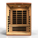 Dynamic Lugano 3-Person Low EMF FAR Infrared Sauna (Canadian Hemlock) - Interior view