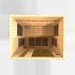 Dynamic Lugano 3-Person Full Spectrum Near Zero EMF FAR Infrared Sauna (Canadian Hemlock) - top view