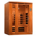 Dynamic Lugano 3-Person Full Spectrum Near Zero EMF FAR Infrared Sauna (Canadian Hemlock)