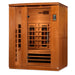 Dynamic Lugano 3-Person Full Spectrum Near Zero EMF FAR Infrared Sauna (Canadian Hemlock) - 3D image of sauna