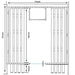 Outdoor Rustic Cedar Barrel Steam Sauna - Diagram with sizes included