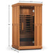 Finnmark FD-1 Full-Spectrum Infrared Sauna - Dimensions