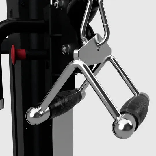 USA Sports Chinning Triangle with Rubber Grip - hooked to a machine