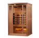 Golden Designs Reserve Edition GDI-8020-02 Full Spectrum with Himalayan Salt Bar - Side view of sauna