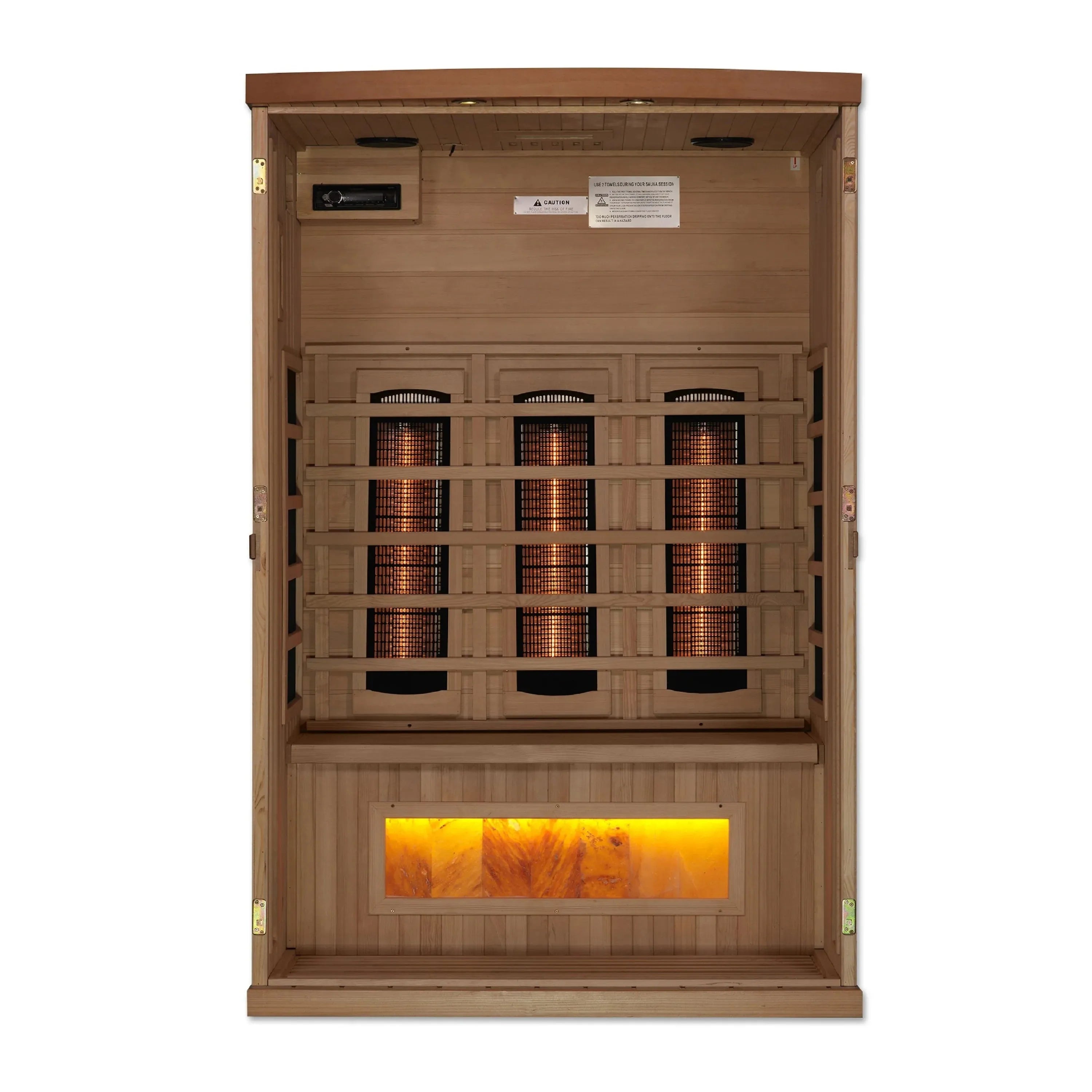 Golden Designs Reserve Edition GDI-8020-02 Full Spectrum with Himalayan Salt Bar - inside view