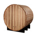 Golden Designs "St. Moritz" 2 Person Barrel Traditional Steam Sauna -  Pacific Cedar - Back view