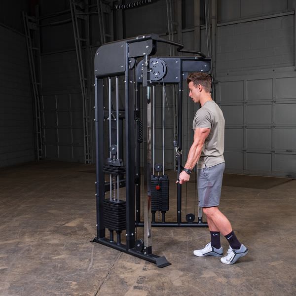 Body-Solid Commercial Functional Trainer GFT100 - male doing exercise