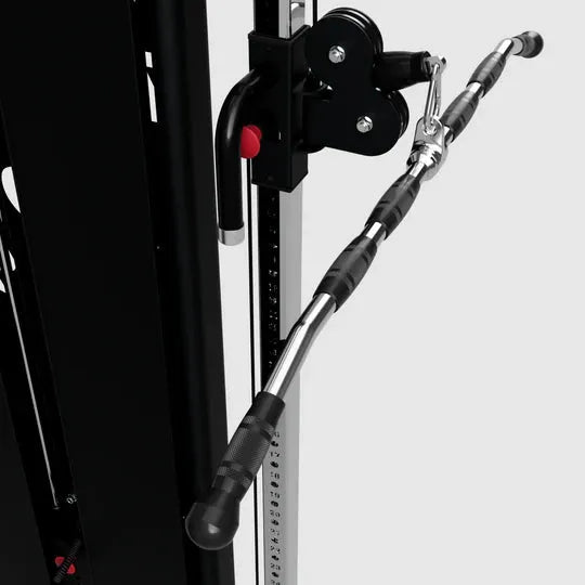 VTX 48" High Quality Lat Bar - attached to black metal 