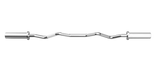 USA Sports Olympic Economy EZ Curl Bar - on clear background