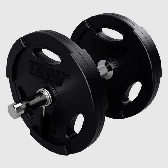 USA Sports Regular Dumbbell Handle - with plates