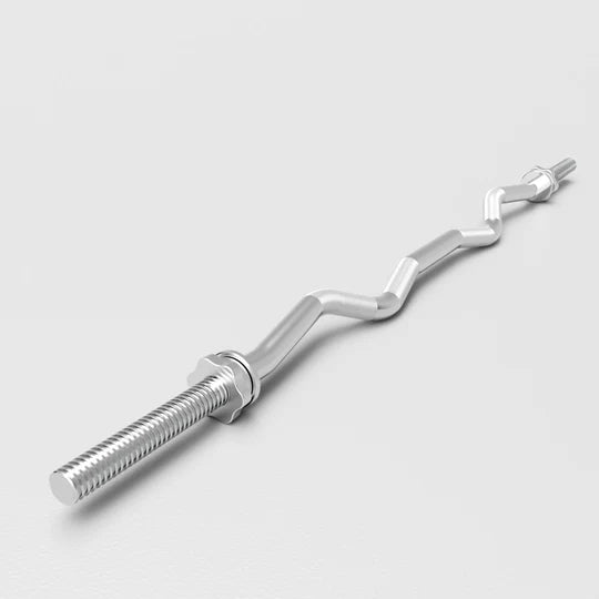 USA Sports Regular Solid (Threaded) Curl Bar - handle 