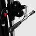 VTX 20” Multi-Purpose Deluxe Straight Bar with Rubber Grips - hooked to a machine 