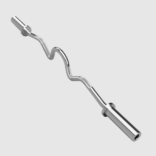USA Sports Olympic Super EZ Curl Bar - view of handle 