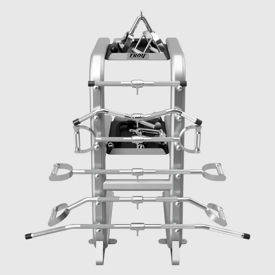 Troy Attachment Rack - silver with attachments