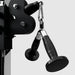VTX Triceps Press Down V Bar with Rubber Grips - attached to an equipment 