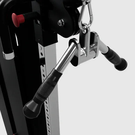 VTX Triceps Press Down V Bar with Swivel and Rubber Grips - attached to a machine