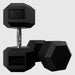 USA Sports HD-R Hex Rubber Dumbbell Sets - 100lbs