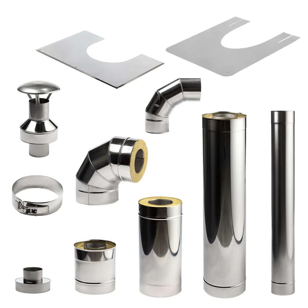HUUM Thru-Wall Chimney Kit - Parts 