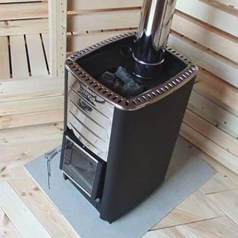 Harvia M3 Series Wood Stove Sauna Heater - Actual picture in a sauna