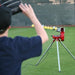 Heater Sports Real Baseball Pitching Machine with Auto Ball Feeder - catching