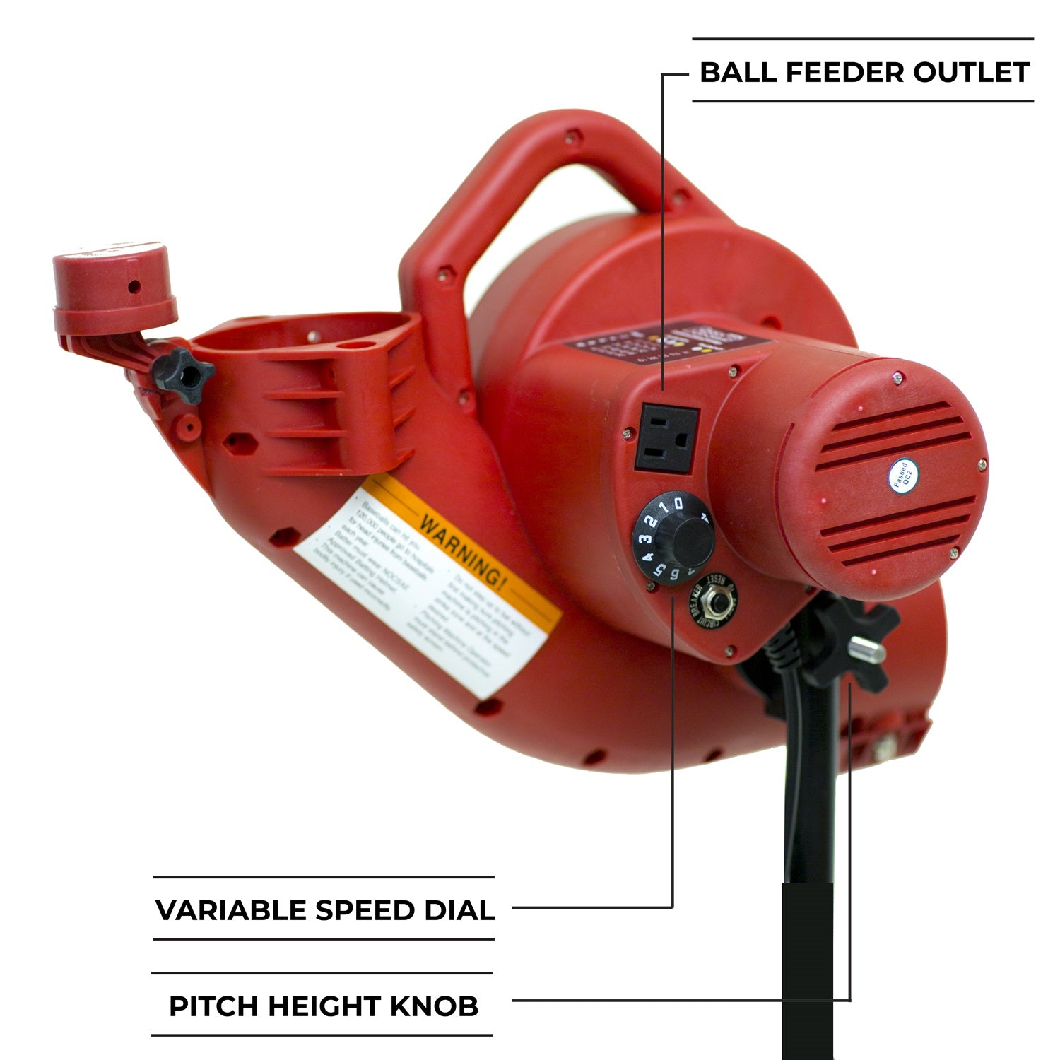 BaseHit Machine with Automatic Ball Feeder - With parts