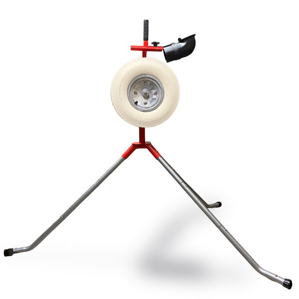 Heater Team Sports Blaze Combo Pitching Machine - side view