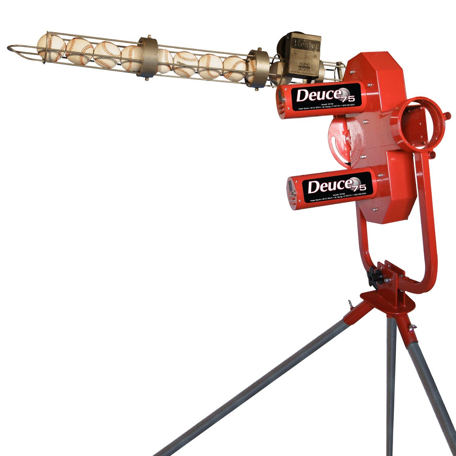 Heater Sports Deuce 95 MPH Pitching Machine - with balls