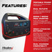 Heater Sports Hot Box 1200 Portable Power Station - features