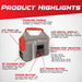 Heater Sports Hot Box 600 Portable Power Station - product highlights