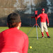 Heater Softball Machine with Automatic Ball Feeder - field