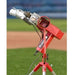 Heater Pro Real Curveball Pitching Machine with Ball Feeder - zoomed in