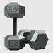 USA Sports IHD Solid Iron Gray Cast Hex Dumbbell Set - 45lbs