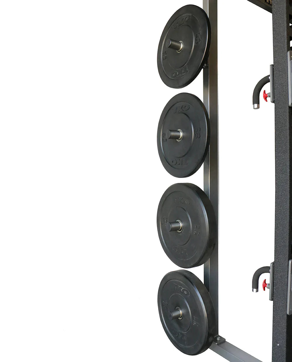 TKO Commercial Half Rack - with arrange weight plates